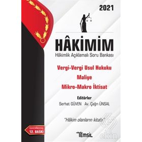 Temsil Yayınları 2021 Hakimim Hakimlik Açıklamalı Soru Bankası