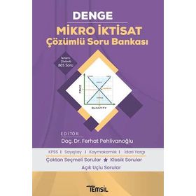 Temsil Yayınları 2022 Denge Mikro İktisat Çözümlü Soru Bankası