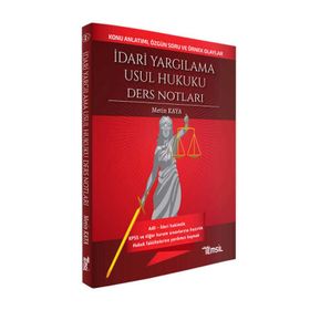 Temsil Yayınları İdari Yargılama Usul Hukuku Ders Notları