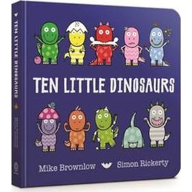 Ten Little Dinosaurs Board Book