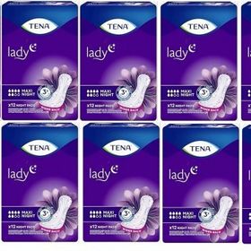 Tena 120 Adet Lady Maxi Night Kadınlar İçin Gece Mesane Pedi