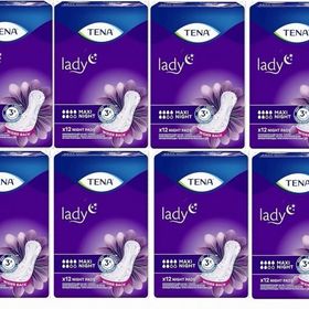 Tena 96 Adet Lady Maxi Night Kadınlar İçin Gece Mesane Pedi