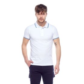 Tena Erkek Beyaz Polo Yaka Tişört