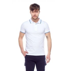 Tena Erkek Beyaz Polo Yaka Tişört