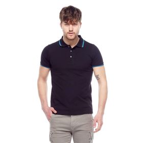 Tena Erkek Siyah Polo Yaka Tişört