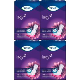 Tena Lady Maxi Night 4x12 Adet Mesane Pedi