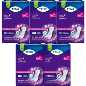 Tena Lady Maxi Night 6 Damla 12x5 Adet Kadın Mesane Pedi