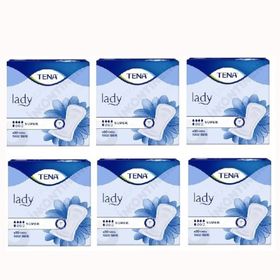 Tena Lady Super 5 Damla 30'lu 6 Paket 180 Adet Kadın Mesane Pedi