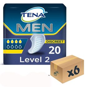 Tena Level 2 6 Paket 120 Adet Erkek Mesane Pedi