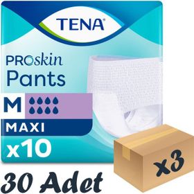 Tena Proskin Pants Maxi 8 Damla Orta Boy Medium 30 Adet Emici Külot