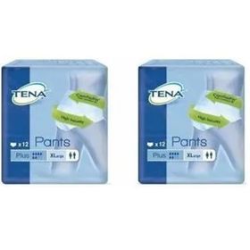 Tena Proskin Pants Plus 6 Damla Ekstra Büyük Boy Xlarge 12'li 2 Paket 24 Adet Emici Külot
