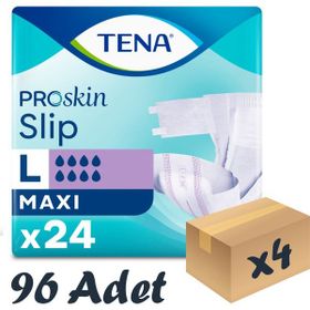 Tena Proskin Slip Maxi 8 Damla Büyük Boy Large 96 Adet Belbantlı Hasta Bezi