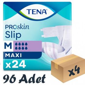 Tena Proskin Slip Maxi 8 Damla Orta Boy Medium 96 Adet Belbantlı Hasta Bezi