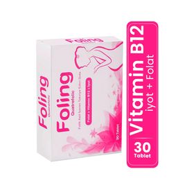 Tenax Pharma Foling Folik Asit Vitamin B12 30 Tablet