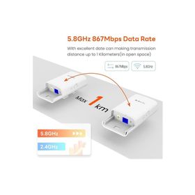 Tenda O1-5G-KIT Outdoor 867 Mbps 9 dBi Dış Mekan Access Point