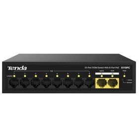 Tenda S106PC 4FE PoE Port 55W 2FE Uplink Desktop Switch