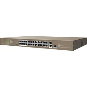 Tenda TEF1126P-24-250W 24-Port Tak Çalıştır Switch