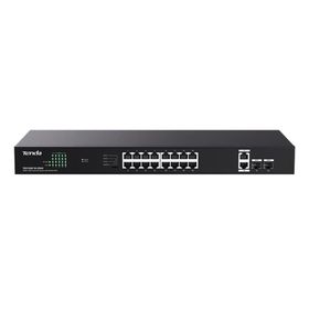 Tenda TEG1120P-16-250W 18GE 2SFP 16 Port PoE Ethernet Rack Mountable Yönetilemez Gigabit Switch