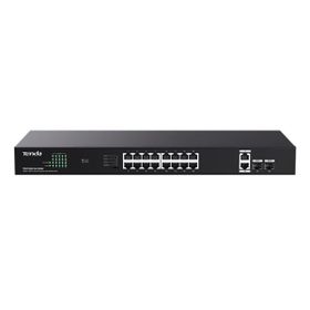 Tenda TEG1120P-16-250W 18GE 2SFP 16 Port PoE Ethernet Rack Mountable Yönetilemez Gigabit Switch