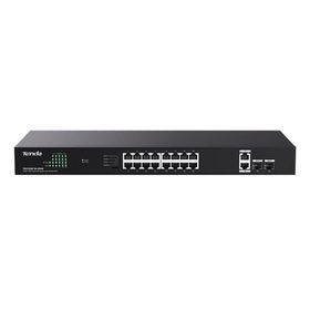 Tenda TEG1120P-16-250W 18GE 2SFP 16 Port PoE Ethernet Rack Mountable Yönetilemez Gigabit Switch