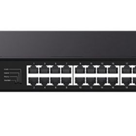 Tenda TEG1128P-24-410W 26GE + 2SFP Ethernet 24 Port 410 W Smart PoE 6KV Excellent Lightning Protection Switch