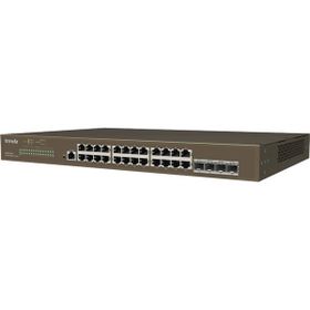 Tenda TEG3328F 28 Port 10/100/1000 4xSFP Yönetilebilir Rack Mount Switch