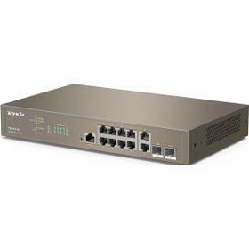 Tenda TEG5312F 10 Port 10/100/1000 2xSFP Yönetilebilir Rack Mount Switch