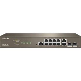 Tenda TEG5312F 8 Port 10-100-1000 2 Port SFP L2 Çelik Kasa Rack Mount Yönetilebilir Switch