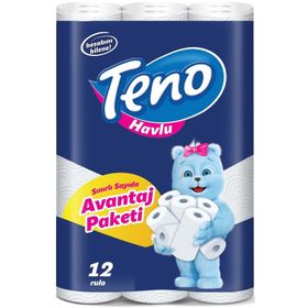 Teno Ultra 12'li Çift Katlı Kağıt Havlu