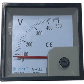 Tense 500V 72x72 mm Analog Voltmetre