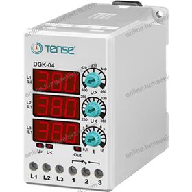 Tense DGK-04 Trifaze Düşük Gerilim Kontrol Termik Röle