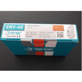 Tense ERV-60 0.1sn-60sn Otomat Tipli Zaman Rölesi