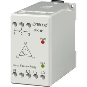 Tense FK-01 Ray Tipi Faz Motor Koruma Rölesi