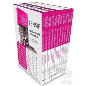Tensip Adli ve İdari Hakimlik Tamamı Çözümlü Çıkmış Sorular 11 Kitap Takım - İsmail Ercan Ümit Kaymak Tamer Bozkurt
