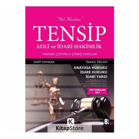 Tensip Adli ve İdari Hakimlik Tamamı Çözümlü Çıkmış Sorular 11 Kitap Takım - İsmail Ercan Ümit Kaymak Tamer Bozkurt