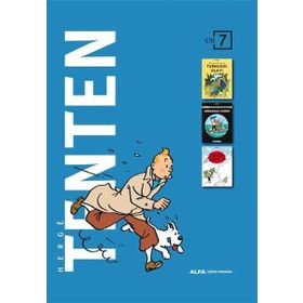 Tenten'in Maceraları Cilt 7 Üç Kitap Birarada Ciltli-Kutulu - Herge