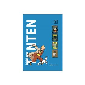 Tenten'in Maceraları Cilt 8 Dört Kitap Birarada Ciltli-Kutulu - Herge
