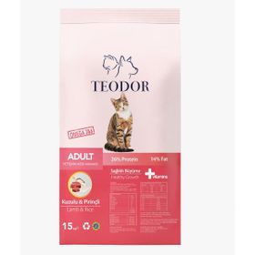 Teodor 15 kg Adult Kuzu Etli ve Pirinçli Protein Kedi Maması