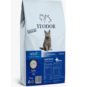 Teodor Balıklı %26 Protein 15 kg Yetişkin Kedi Maması