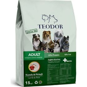 Teodor Kuzu Etli Ve Pirinçli 15 kg Yetişkin Köpek Maması