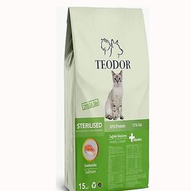 Teodor Sterilised Somonlu 15 kg Kısırlaştırılmış Yetişkin Kedi Maması