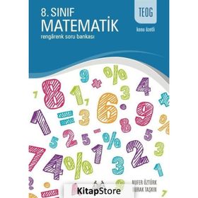 TEOG Konu Özetli 8. Sınıf Matematik - Rengarenk Soru Bankası - Nufer Öztürk Burak Taşkın