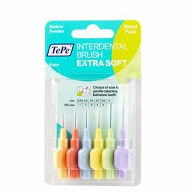 Tepe Blister 6 Adet Extra Soft Karışık Set Arayüz Fırçası