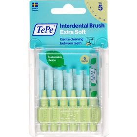 Tepe Blister X-Soft 0.7 mm Yeşil 6 Adet Diş Arayüz Fırçası