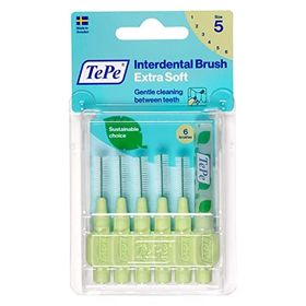 Tepe Blister X-Soft 0.7 mm Yeşil 6 Adet Diş Arayüz Fırçası