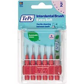 Tepe Blister X-Soft 6x0.5 mm Kırmızı Diş Arayüz Fırçası