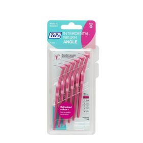 Tepe Interdental Brush Angle 6 Adet Pembe Diş Arayüz Fırçası