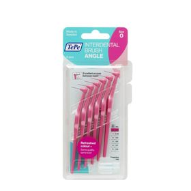 Tepe Interdental Brush Angle 6 Adet Pembe Diş Arayüz Fırçası