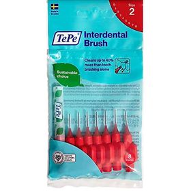 Tepe İnterdental Brush Kırmızı 0.5 mm 8'li Arayüz Fırçası