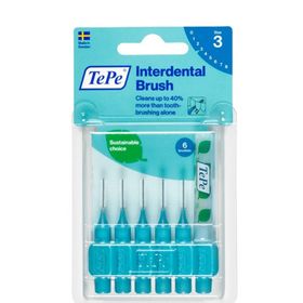 Tepe Interdental Brush Mavi 0.6 mm 6x2 Adet Arayüz Fırçası